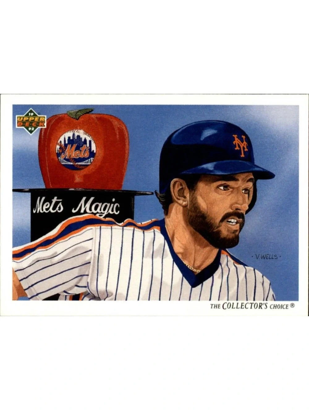 Howard Johnson 1992 Upper Deck MLB #37 Team Checklist Card New York Mets